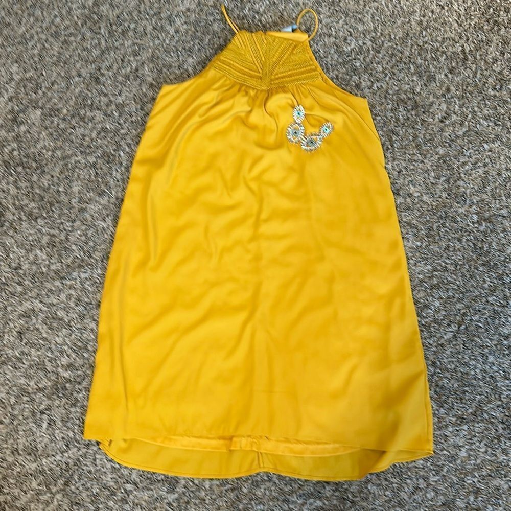 H&M Yellow Halter Dress